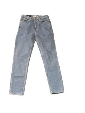 Re/done blue stone button fly jeans size 25